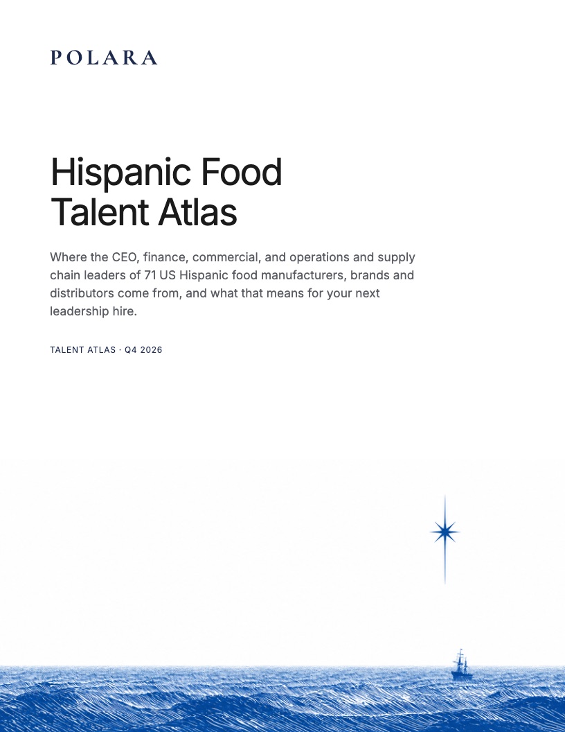 Cover of the Hispanic Food Talent Atlas, Q4 2026